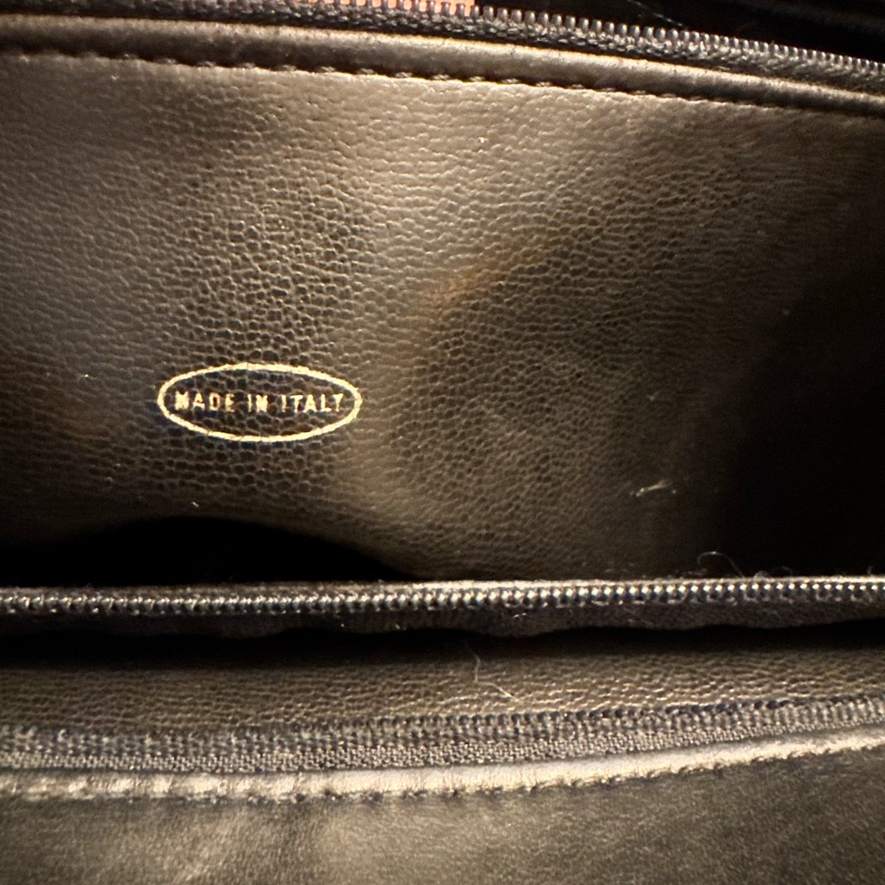 Black 🎉CHANEL Vintage Quilted Leather Tote Bag - Picture 4 of 5
